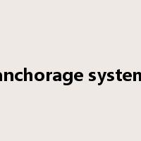 anchorage system是什么意思