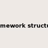framework structure是什么意思