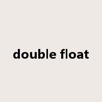 double float是什么意思