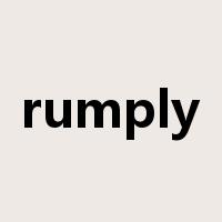 rumply是什么意思