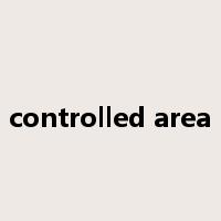 controlled area是什么意思