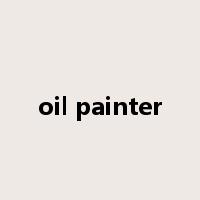 oil painter是什么意思