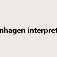 Copenhagen interpretation是什么意思