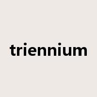 triennium是什么意思