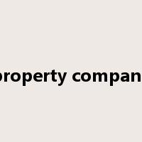 property company是什么意思