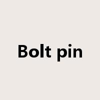 Bolt pin是什么意思
