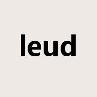 leud是什么意思