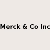 Merck & Co Inc是什么意思