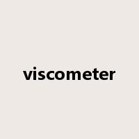 viscometer是什么意思