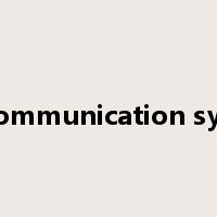 telecommunication system是什么意思