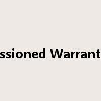 Commissioned Warrant Officer是什么意思