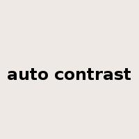 auto contrast是什么意思