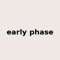 early phase是什么意思