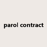 parol contract是什么意思