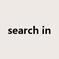 search in是什么意思