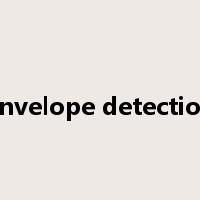 envelope detection是什么意思