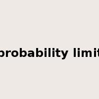 probability limit是什么意思