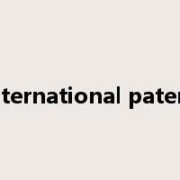 international patent是什么意思