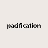pacification是什么意思