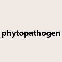 phytopathogen是什么意思