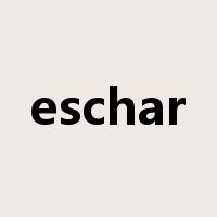 eschar是什么意思