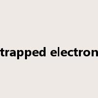 trapped electron是什么意思
