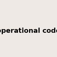 operational code是什么意思