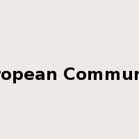 European Community是什么意思