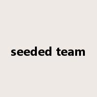 seeded team是什么意思