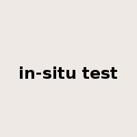 in-situ test是什么意思