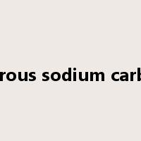 anhydrous sodium carbonate是什么意思