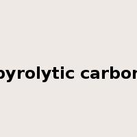 pyrolytic carbon是什么意思