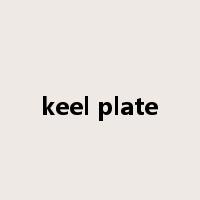 keel plate是什么意思
