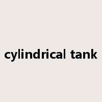 cylindrical tank是什么意思