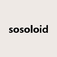 sosoloid是什么意思