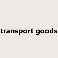 transport goods是什么意思
