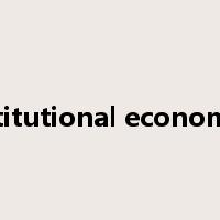 institutional economics是什么意思