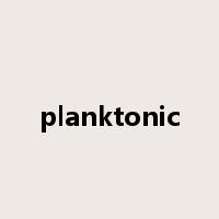 planktonic是什么意思