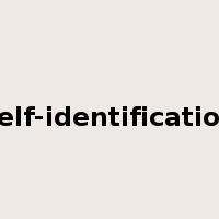 self-identification是什么意思