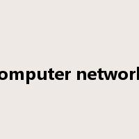 Computer networks是什么意思