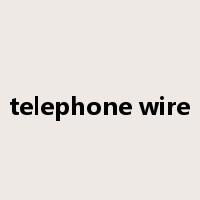 telephone wire是什么意思
