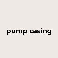 pump casing是什么意思