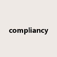 compliancy是什么意思