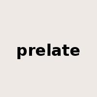 prelate是什么意思