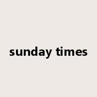 sunday times是什么意思