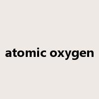 atomic oxygen是什么意思