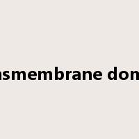transmembrane domain是什么意思