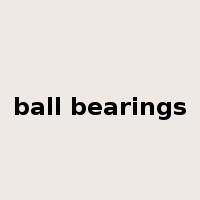 ball bearings是什么意思