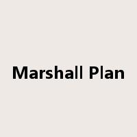 Marshall Plan是什么意思