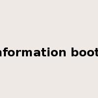 information booth是什么意思